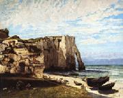 Gustave Courbet The Cliff at Etretat after the Storm Spain oil painting artist